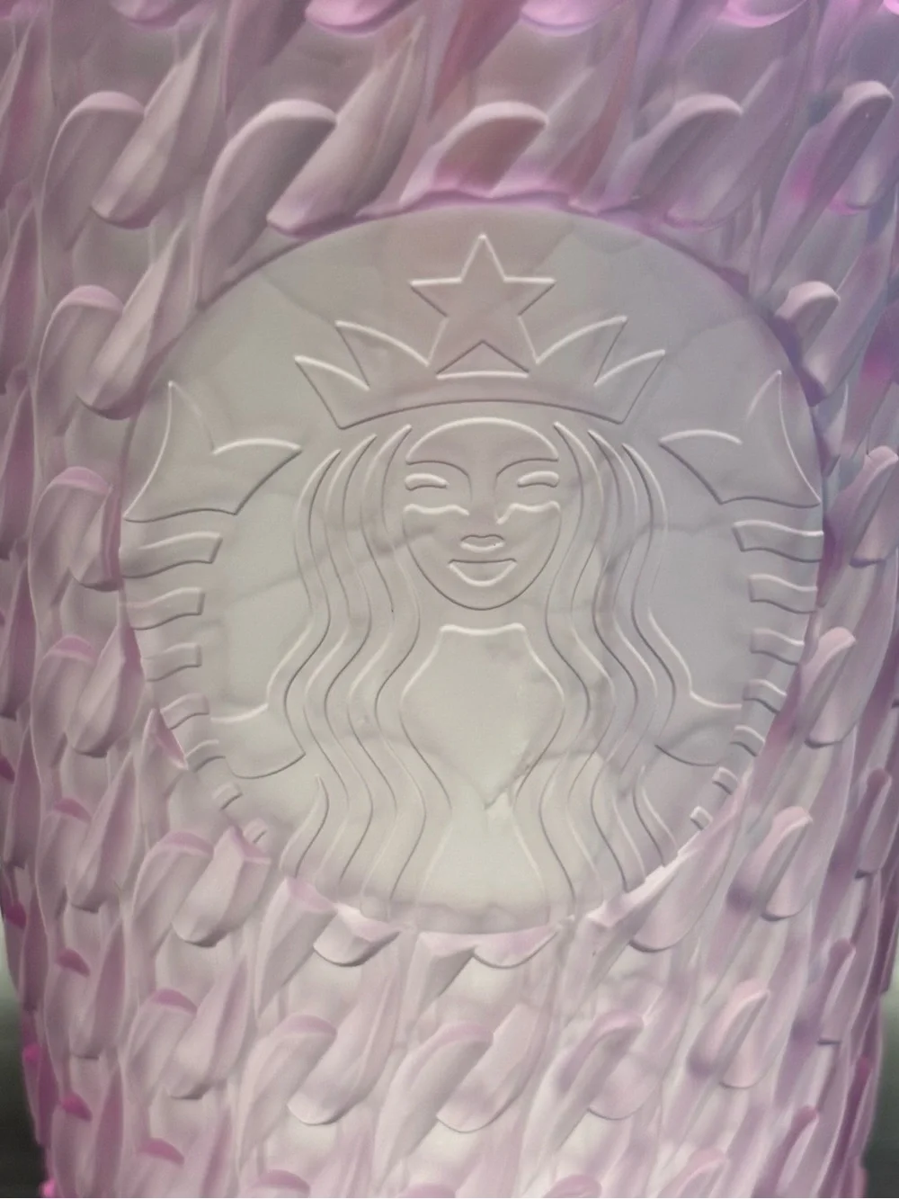Starbucks 2024 Light Purple Pink Chain Link 16oz Tumbler Soft Cup OEM Tritan Lid